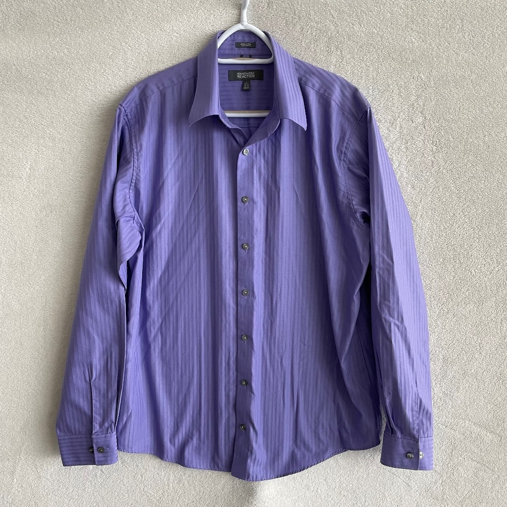 Kenneth Cole Reaction Slim Fit Dress Shirt.